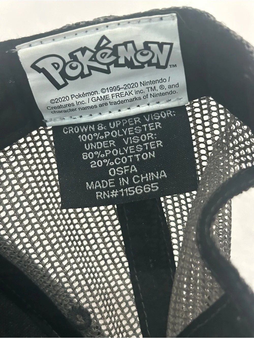 Pokemon PIKACHU Snapback Trucker Hat Cap kids youth Nintendo 2020 Game Freak
